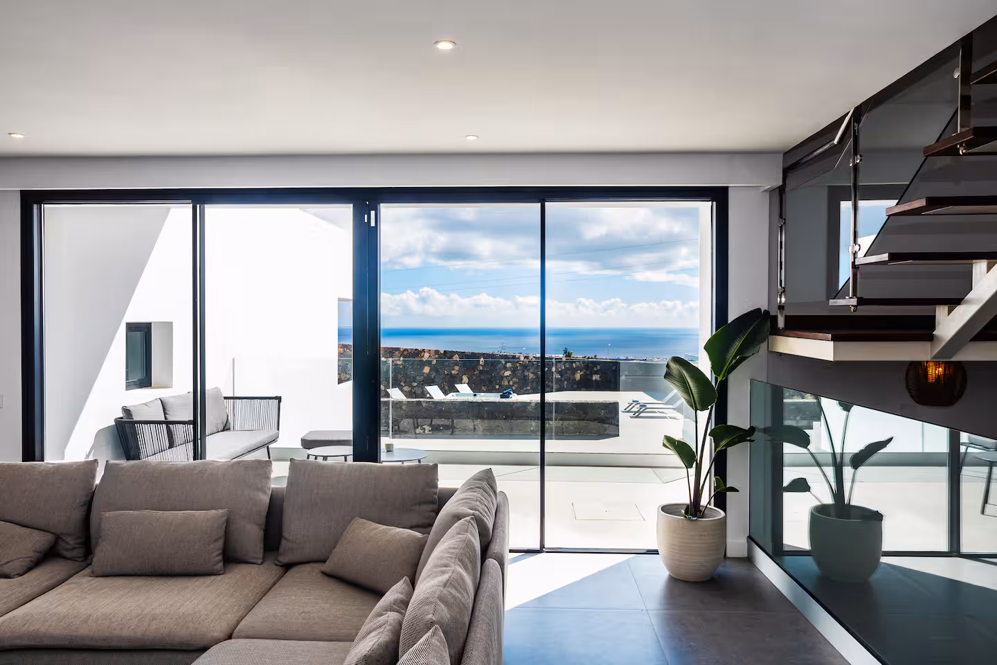 Vue panoramique depuis la terrasse